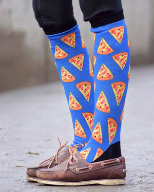 Pizza equestrian socks