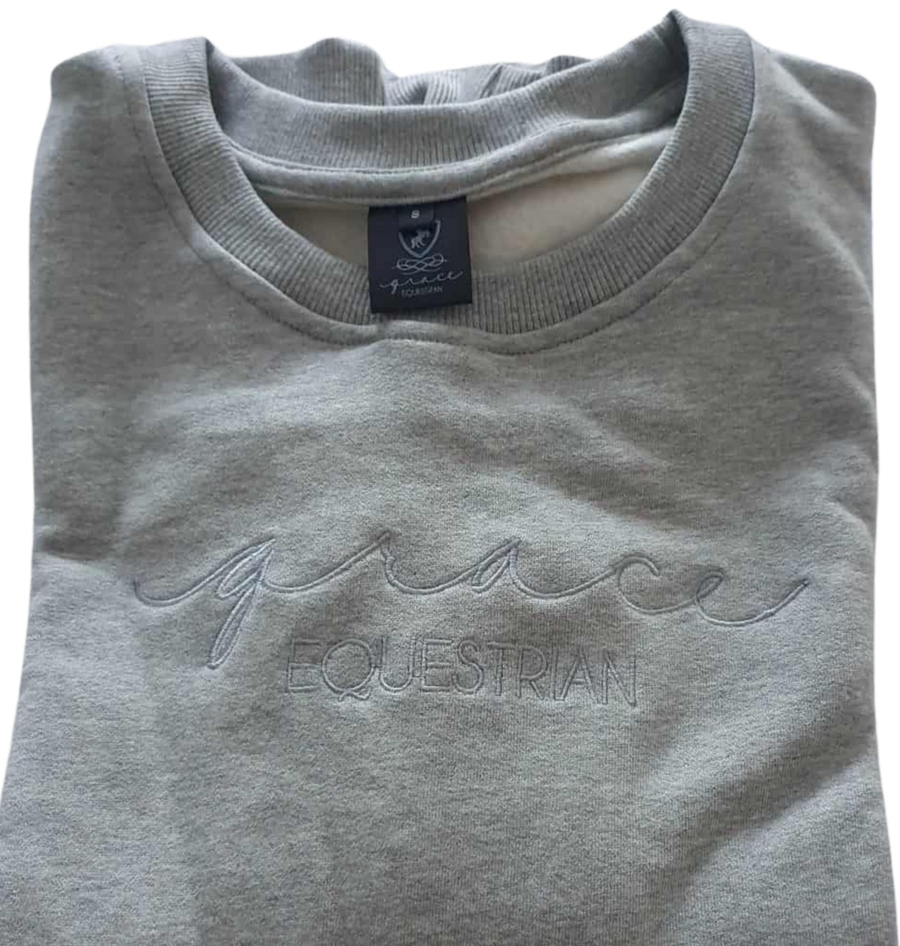 Willow Crewneck Sweater - Grey Marle