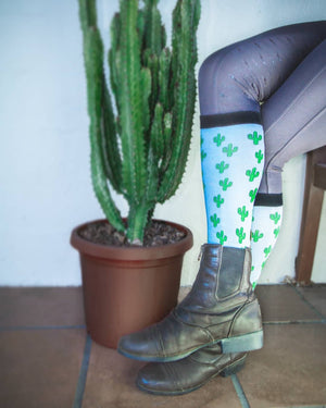 Knee High Cactus Socks