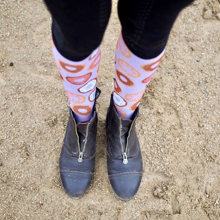 Donut Equestrian socks Pink