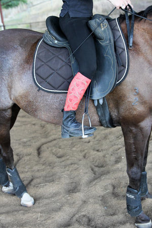 Watermelon equestrian boot socks 