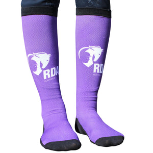 RDA Equestrian Purple Socks